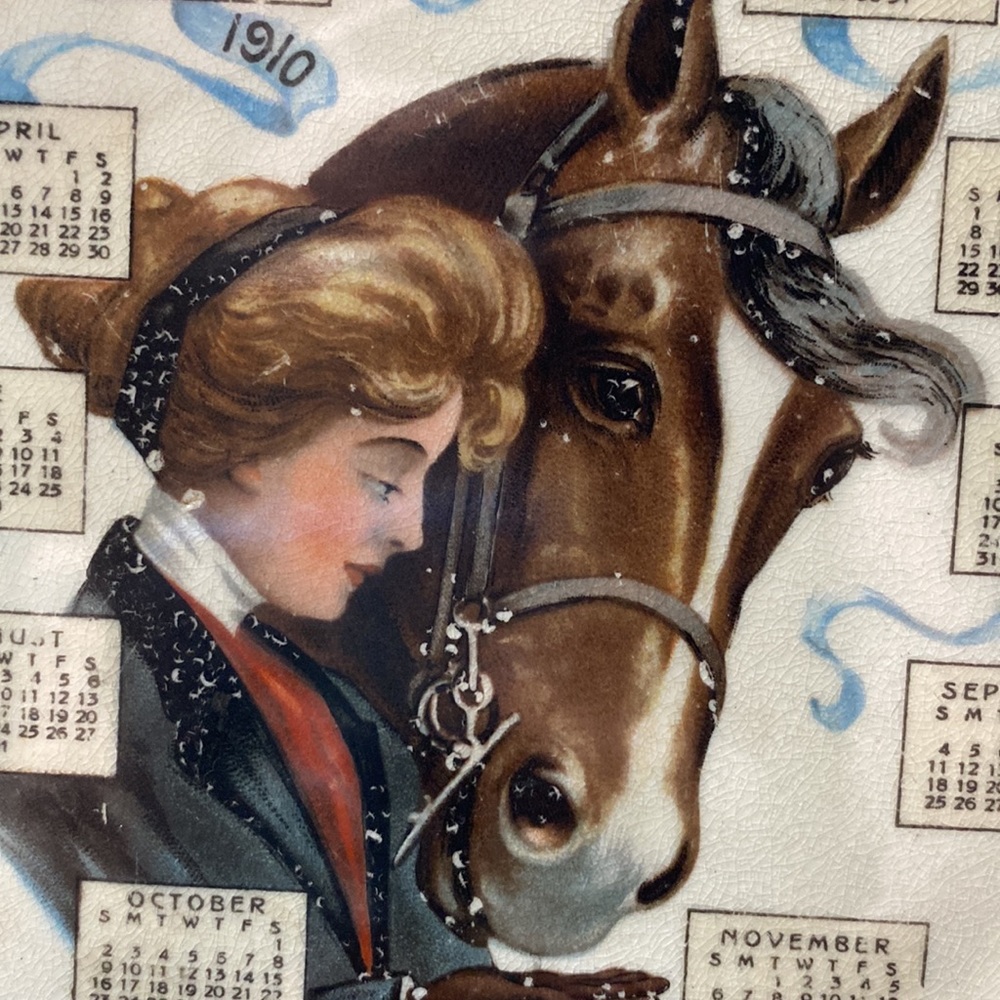 1910 promotional calendar plate - Picture 2 of 5